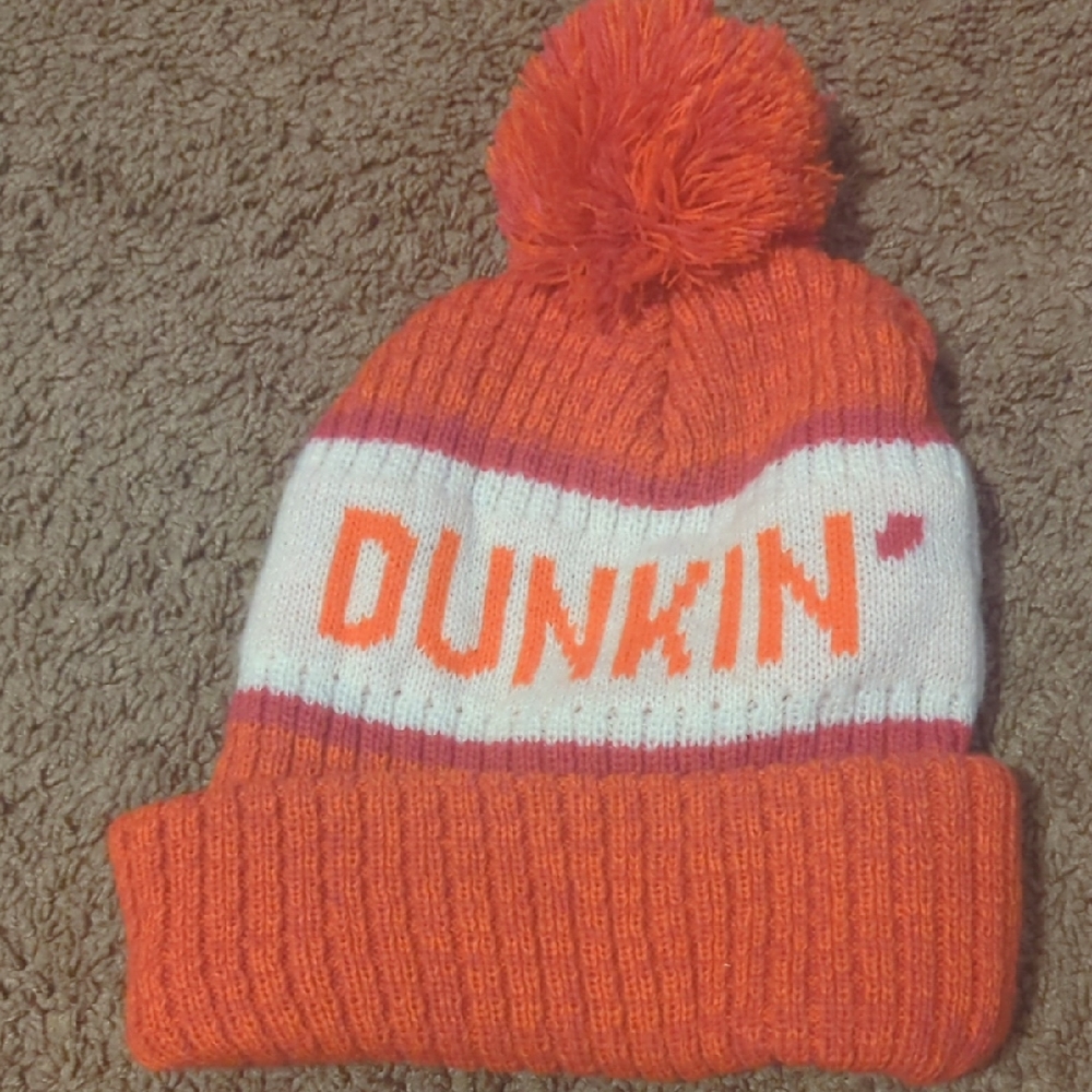 Orange Dunkin' Beanie